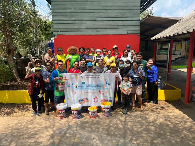 School Painting Activity at Wat Chum Num Soong Child Development Center